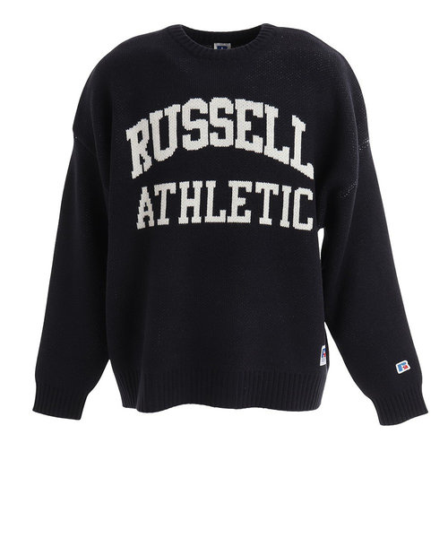 ラッセル（RUSSELL）KNIT CREW COLLEGE セーター RBM22F0009 NVY