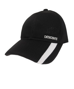 デサント（DESCENTE）撥水 ダブルメッシュキャップ DMATJC001BK 帽子 熱中症対策