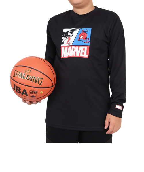 マーベル（MARVEL）ジュニア スパイダーマン&ヴェノム ロング UVカット 長袖Tシャツ DS0223010 速乾
