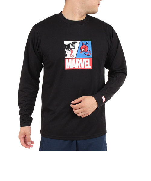 マーベル（MARVEL）スパイダーマン&ヴェノム UVカット ロング 長袖Tシャツ DS0223002 冷感 速乾