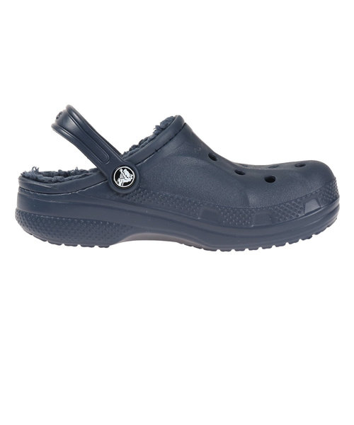 クロックス（crocs）サンダル ジュニア 紺 バヤ ラインド クロッグ