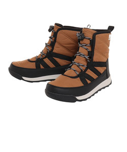 ソレル（SOREL）ショートブーツ ジュニア キャメル  ユース ウィットニー II ショートレース WP NY3903 287 アウトドア 防寒 保温 通学…