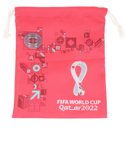 その他ブランド（OTHER BRAND）FIFA カタールワールドカップ 2022 ミニ巾着 MOSAIC RED FWCQ040 バッグ