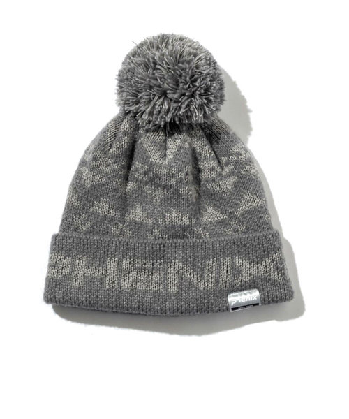 フェニックス（PHENIX）ジュニア ニット帽 Ethnic Double Boys Bon Beanie ESB22HW14 GRAY