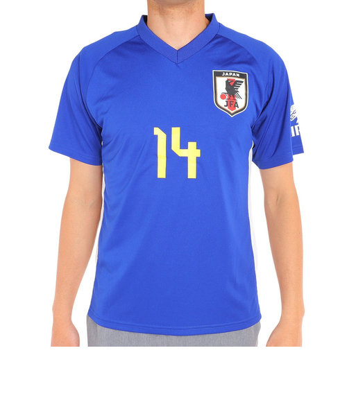 サッカー 日本代表 プレーヤーズTシャツ Mサイズ 14 伊東純也 O5-082