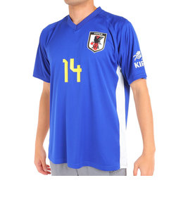 日本サッカー協会（JFA）サッカー 日本代表 プレーヤーズTシャツ XLサイズ 14 伊東純也 O5-084