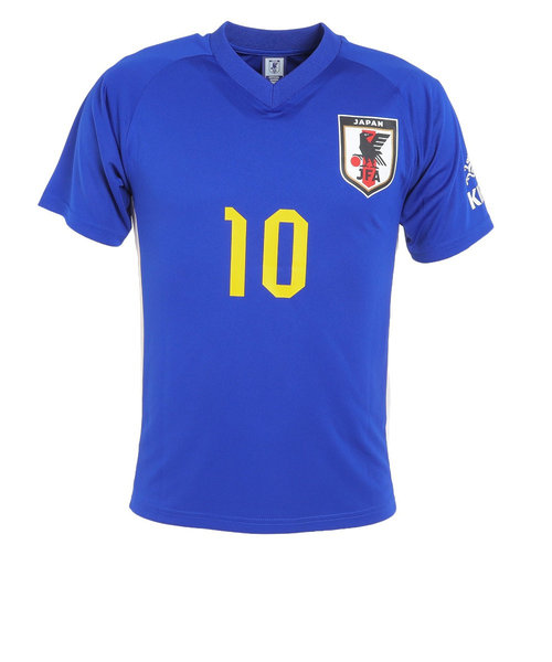 日本サッカー協会（JFA）サッカー 日本代表 プレーヤーズTシャツ XSサイズ 10 南野拓実 O5-086