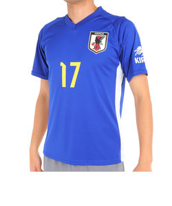日本サッカー協会（JFA）サッカー 日本代表 プレーヤーズTシャツ Mサイズ 17 田中碧 O5-136