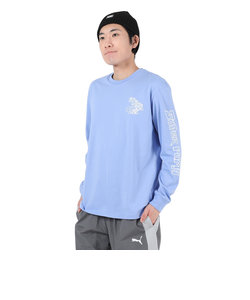 プーマ（PUMA）長袖Tシャツ 674801 27 BLU