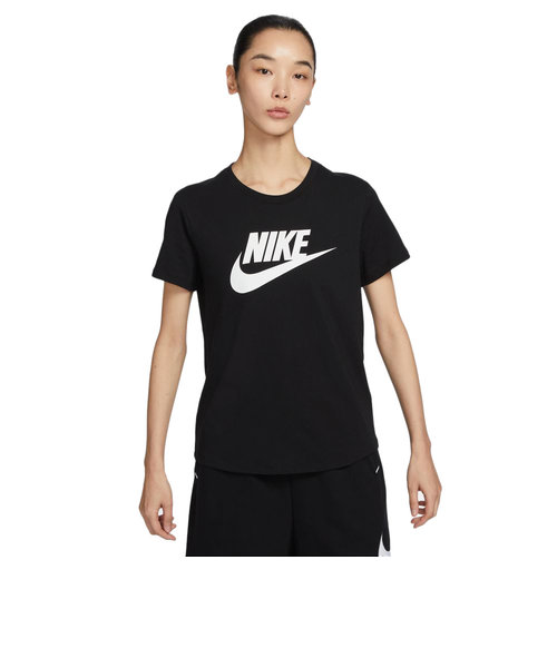 ナイキ（NIKE）半袖Tシャツ レディース 黒 NSW エッセンシャル ICN 