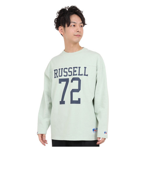 ラッセル（RUSSELL）COTTON USA 長袖Tシャツ RBM23ES0001 MINT