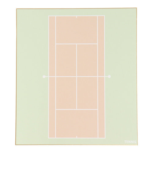 テニス色紙 コート柄 KZ006TEN00001