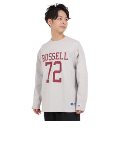 ラッセル（RUSSELL）COTTON USA 長袖Tシャツ RBM23ES0001 GRY