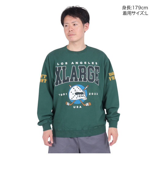 エクストララージ（XLARGE）HOCKEY クルーネック スウェット