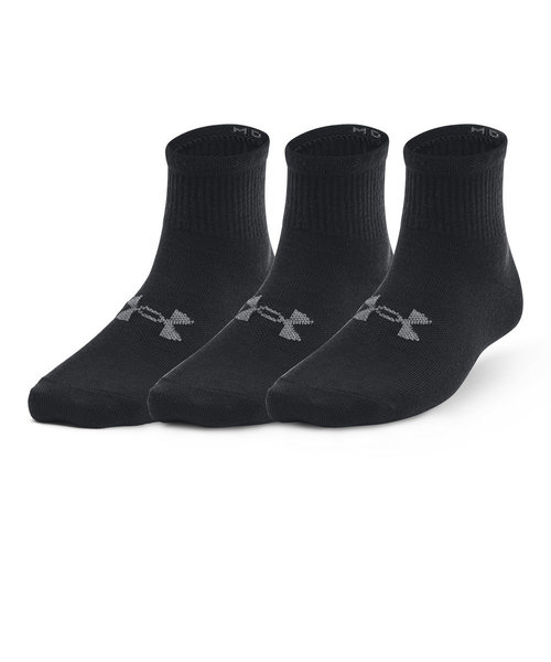 アンダーアーマー（UNDER ARMOUR）エッセンシャル クオーター ソックス 1373091 001