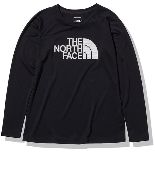 ザ・ノース・フェイス（THE NORTH FACE）ロングスリーブGTDロゴクルーシャツ NTW12377 K