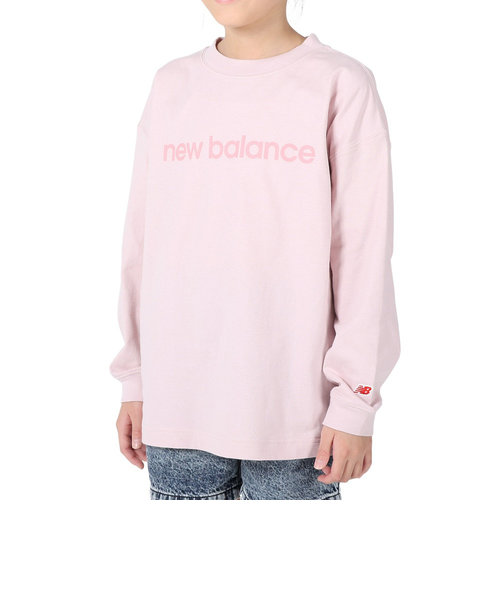 ニューバランス（new balance）長袖Tシャツ ジュニア リニアロゴ ABT35049SOI