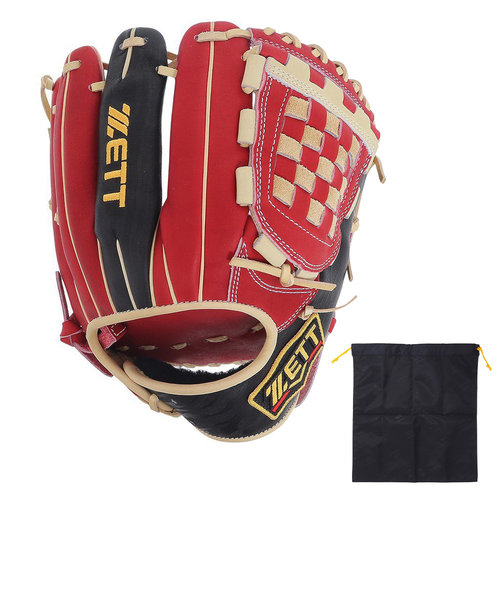 ゼット（ZETT）軟式用グラブ 二塁手・遊撃手用 野球グローブ 一般 プロステイタス BRGB32450-4032