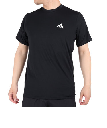 アディダス（adidas）半袖Tシャツ メンズ 黒トレイン エッセンシャルズ
