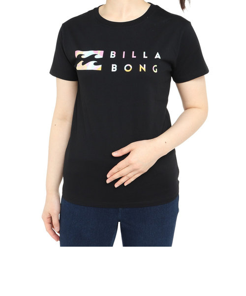 ビラボン（BILLABONG）Tシャツ レディース ベーシックロゴ BD013200 MUL