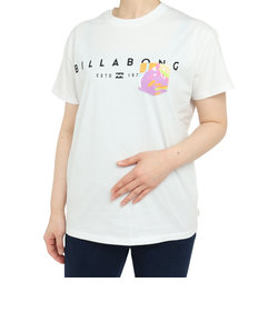 ビラボン（BILLABONG）Tシャツ レディース パターン ロゴポケット BD013203 WHT