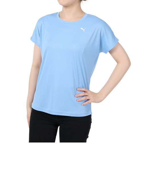 プーマ（PUMA）半袖Tシャツ レディースドライプラス UV 523780 93 SAX