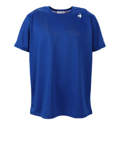 ルコックスポルティフ（lecoqsportif）テニスウェア ソレイユ ゲームシャツ Tシャツ 吸汗速乾 紫外線カット QTMVJA90 BL