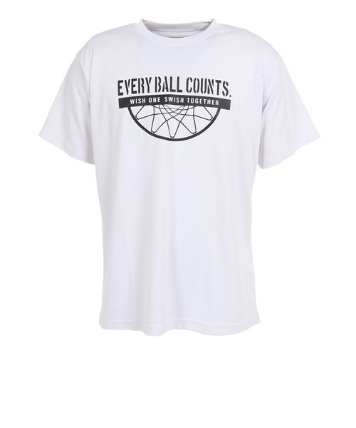 エックスティーエス（XTS）バスケットボールウェア ドライプラス メッセージTシャツ 751TS3ES0015 WHT