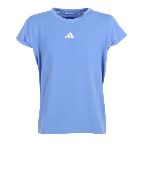 アディダス（adidas）ジュニア トレーニング AEROREADY スリーストライプス Tシャツ ECJ16-IC0355