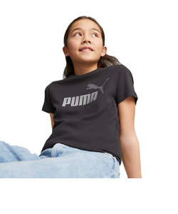 プーマ（PUMA）ガールズ ESS+ マーメード グラフィック 半袖 Tシャツ 675760 01 BLK