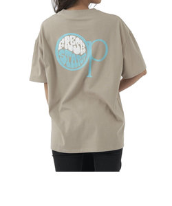 オーシャンパシフィック（Ocean Pacific）半袖Tシャツ レディース バックロゴ発泡プリント UVカット 523504BEG
