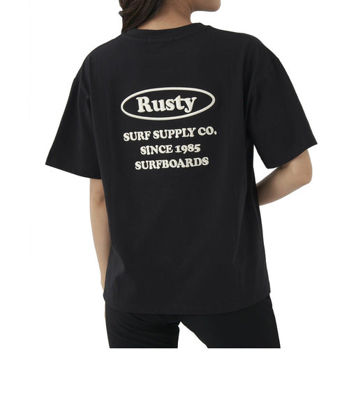 ラスティ（RUSTY）半袖Tシャツ レディース 吸汗速乾 UVカット