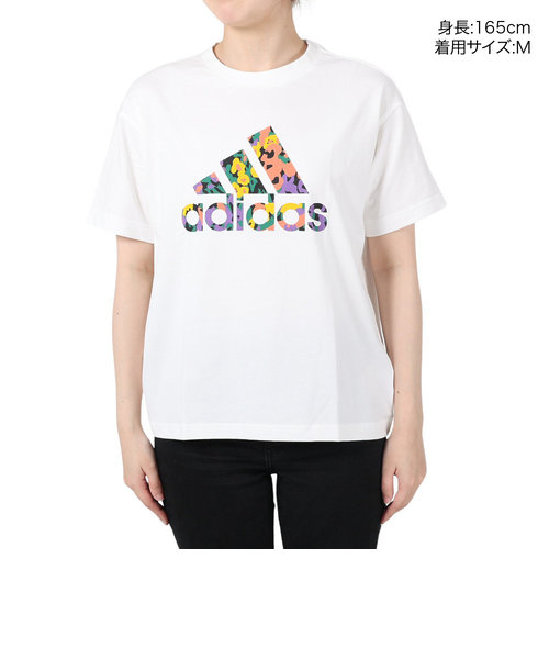 アディダス（adidas）半袖Tシャツ レディース フラワーグラフィック