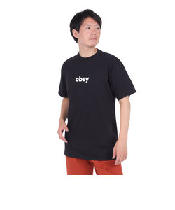 オベイ（OBEY）半袖Tシャツ メンズ LOWER CASE 2 CLASSIC 165263411BLKO23P