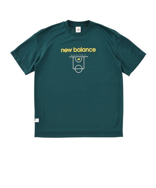 ニューバランス（new balance）バスケットボールウェア Court Graphic Tシャツ AMT35064NWG
