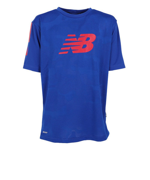 ニューバランス（new balance）サッカーウェア ジュニア トレーニングマッチ ショートスリーブシャツ ABT35208RYB 冷感 速乾