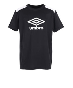 アンブロ（UMBRO）サッカーウェア ジュニア 半袖プラクティスシャツ UUJVJA65 BLK 速乾