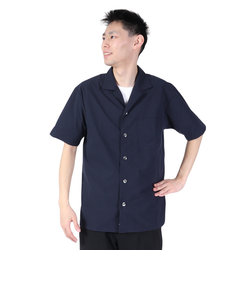 ルコックスポルティフ（lecoqsportif）半袖Tシャツ メンズ グランデイズ オープンカラーシャツ QMMVJA50XB NV