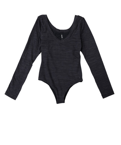 ハーレー（HURLEY）水着 ワンピース ロングスリーブ ブラック Premium Quick Dry Rvsb Bodysuit 22 AJ3589-010