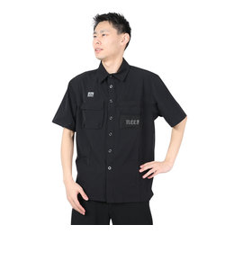 リーフ（REEF）半袖シャツ メンズ ポケット BAJA COLAR RFWSM2301-BLK