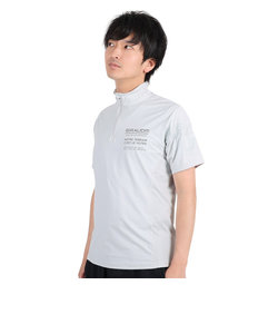半袖Tシャツ メンズ ドライプラスクール モックネック CT3S0032-TR863-GRHD IGRY