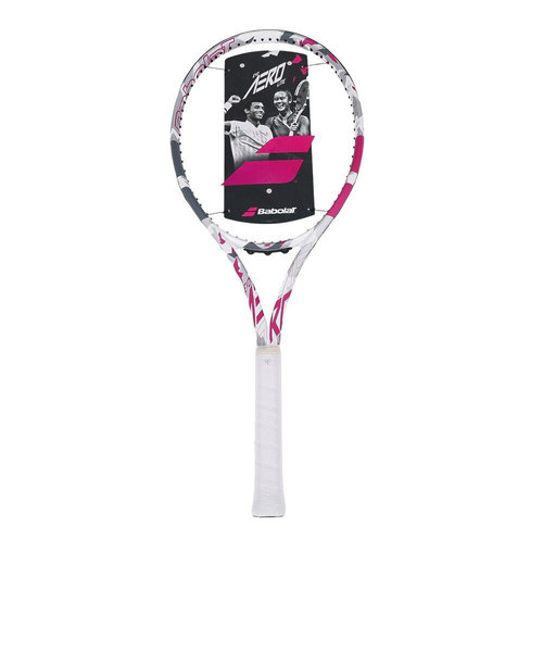 バボラ（BABOLAT）硬式用テニスラケット エヴォ アエロ ライト ピンク 