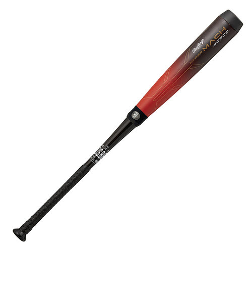 ローリングス（Rawlings）軟式用FRP製バット 野球 一般 HYPER MACH 4ORCE 84cm/平均650g BR3HM4C-RD-84