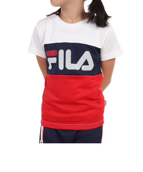 フィラ（FILA）ガールズ 半袖ロゴTシャツ 113-700 OWT