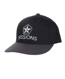 セッションズ（SESSIONS）PRE-CURVE キャップ 22100236 CGRY 帽子