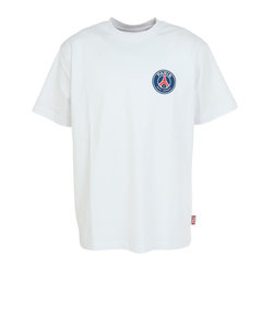パリ サン ジェルマン（PSG）シリコンワッペン 半袖Tシャツ PS0123SS0002-WH