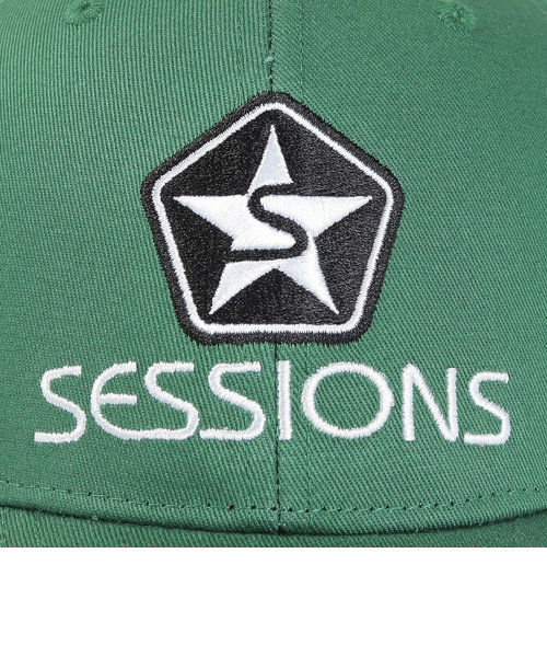 セッションズ（SESSIONS）PRE-CURVE キャップ 22100236 GRN 帽子 | Super Sports XEBIO  u0026mall店（スーパースポーツゼビオ）の通販 - u0026mall