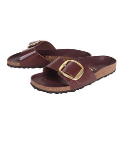 ビルケンシュトック（BIRKENSTOCK）ストラップサンダル マドリッド ビッグバックル ブラウン 1022568 ハイシャインチョコレート カジュアル