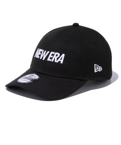ニューエラ（NEW ERA）9FORTY ワードマークロゴ ブラック×ホワイト キャップ 13552080 帽子 大きいサイズ