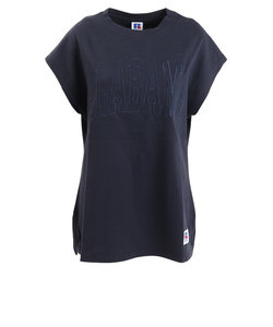 ラッセル（RUSSELL）半袖Tシャツ レディース 88/12 カレッジ RBL23S1003 NVY